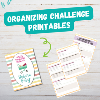 12 Week Organizing Challenge Journal (INSTANT DOWNLOAD)