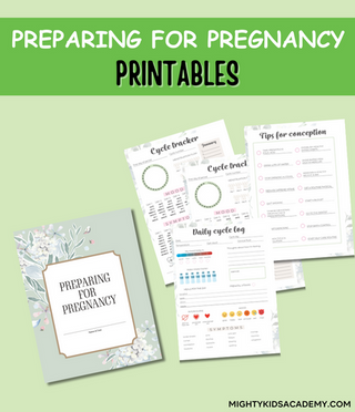 Preparing for Pregnancy Planner Journal (INSTANT DOWNLOAD)