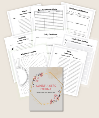 Serenity Mindfulness Journal (INSTANT DOWNLOAD)