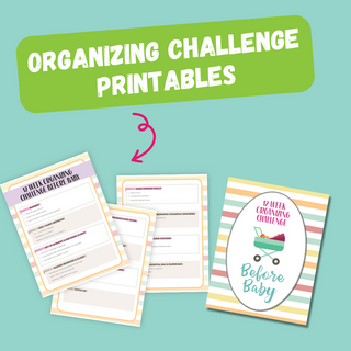 12 Week Organizing Challenge Journal (INSTANT DOWNLOAD)