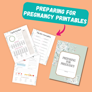 Preparing for Pregnancy Planner Journal (INSTANT DOWNLOAD)