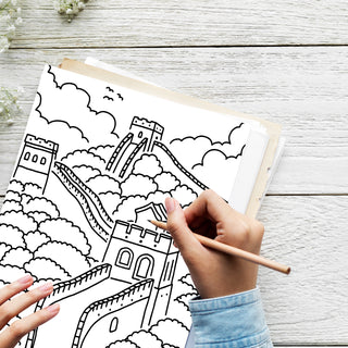 50 Best China Printable Coloring Pages For Kids & Adults (INSTANT DOWNLOAD)