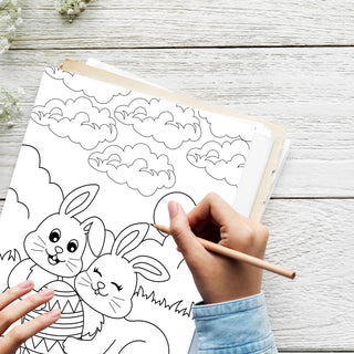 50 Easter Coloring Book Printable Coloring Pages For Kids & Adults (INSTANT DOWNLOAD)