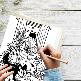 50 Eternal Love Printable Coloring Pages For Kids & Adults (INSTANT DOWNLOAD)