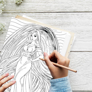 50 Fashion Frenzy Printable Coloring Pages For Kids & Adults (INSTANT DOWNLOAD)