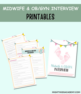 Midwife Interview Journal (INSTANT DOWNLOAD)