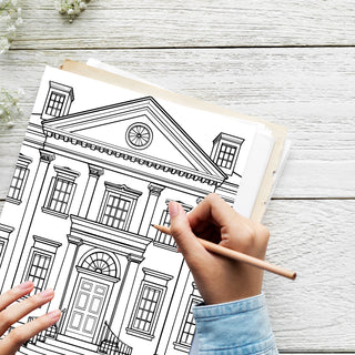 50 Georgia Printable Coloring Books For Kids And Adults (INSTANT DOWNLOAD)