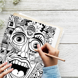 50 Vibrant Graffiti Printable Coloring Pages For Kids & Adults (INSTANT DOWNLOAD)