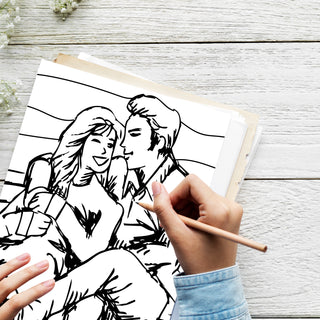 50 Heartwarming I Love You Printable Coloring Pages For Adults (INSTANT DOWNLOAD)