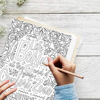 50 Inspirational Bible Verse Printable Coloring Pages For Kids & Adults (INSTANT DOWNLOAD)