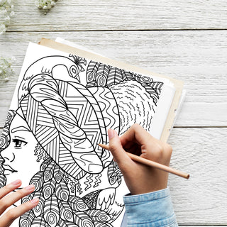 50 Decent Jamaica Printable Coloring Pages For Kids & Adults (INSTANT DOWNLOAD)