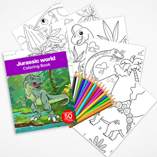 50 Exciting Jurassic World Printable Coloring Pages For Kids & Adults (INSTANT DOWNLOAD)