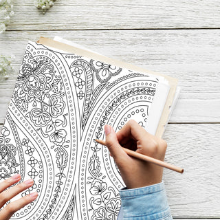 50 Mehndi Magic Printable Coloring Pages For Kids & Adults (INSTANT DOWNLOAD)