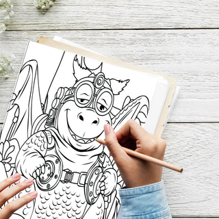 50 Mystical Creature Printable Coloring Pages For Kids & Adults (INSTANT DOWNLOAD)