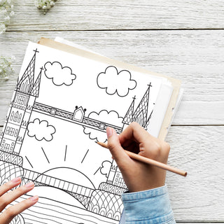 50 Amazing New York Printable Coloring Pages For Kids & Adults (INSTANT DOWNLOAD)