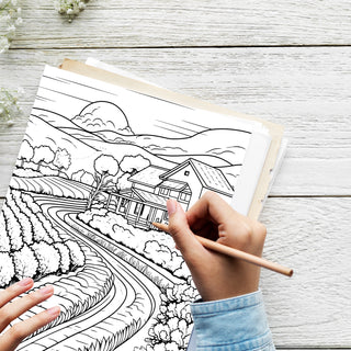 50 Mesmerizing North Dakota Printable Coloring Pages For Kids & Adults (INSTANT DOWNLOAD)