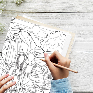 50 Peaceful Mindfulness Moment Printable Coloring Pages For Kids & Adults (INSTANT DOWNLOAD)