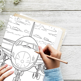 50 High-Flying Helicopter Printable Coloring Pages For Kids & Adults (INSTANT DOWNLOAD)