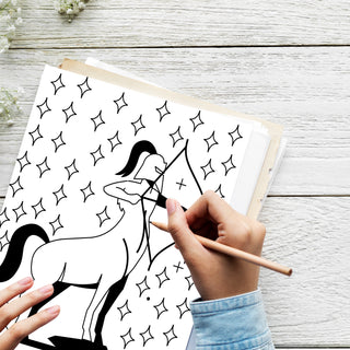 50 Amazing Sagittarius Printable Coloring Pages for Kids & Adults (INSTANT DOWNLOAD)