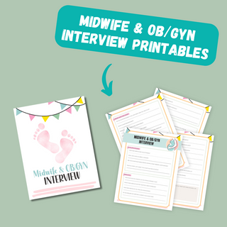 Midwife Interview Journal (INSTANT DOWNLOAD)