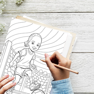 50 Sport Junky Printable Coloring Pages For Kids & Adults (INSTANT DOWNLOAD)