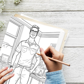 50 Tee Bliss Printable Coloring Pages For Kids & Adults (INSTANT DOWNLOAD)