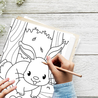 50 Adorable Tiny Animals Printable Coloring Pages For Kids & Adults (INSTANT DOWNLOAD)