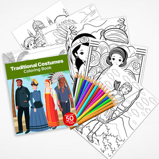 50 Fashionista's Outfit Printable Coloring Pages For Kids & Adults (INSTANT DOWNLOAD)