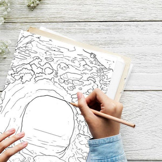 50 Calming Underwater World Printable Coloring Pages For Kids & Adults (INSTANT DOWNLOAD)