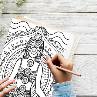 50 Harmonious Balance Printable Coloring Pages for Kids and Adults (INSTANT DOWNLOAD)